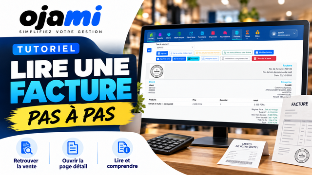 Lire une facture | Tutoriel Ojami