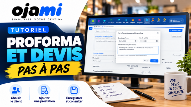 Proforma et devis | Tutoriel Ojami