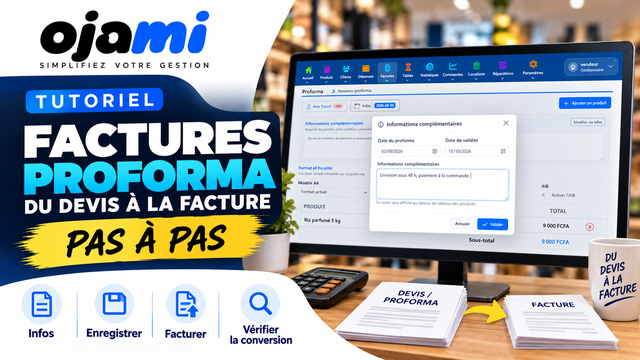 Factures — Proforma : du devis à la facture | Tutoriel Ojami