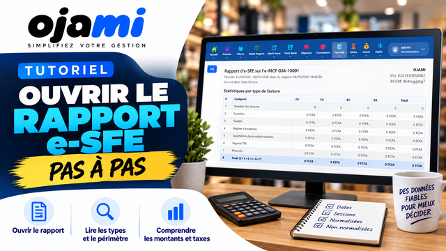 Rapport e-SFE | Tutoriel Ojami