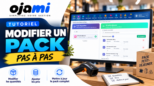 Produits — Modifier un pack | Tutoriel Ojami