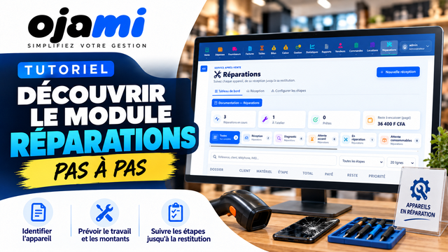 Réparations — découverte | Tutoriel Ojami