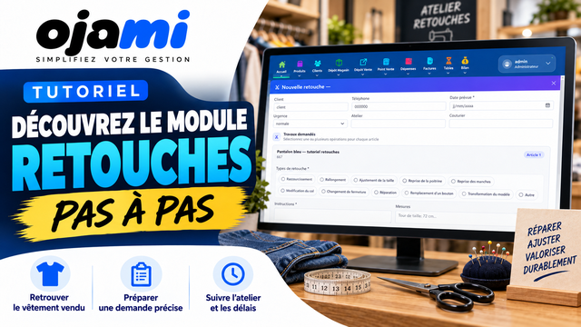 Retouches — découverte | Tutoriel Ojami