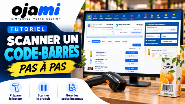 Scanner un code-barres | Tutoriel Ojami