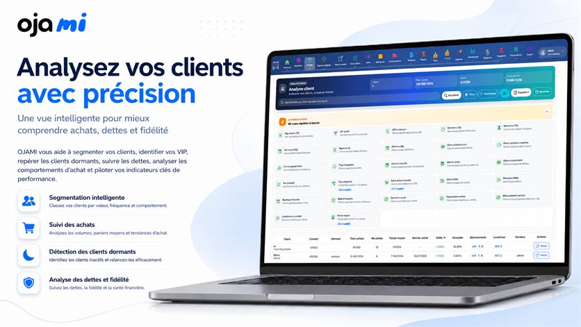 Analyse de l’activité d’un client dans Ojami